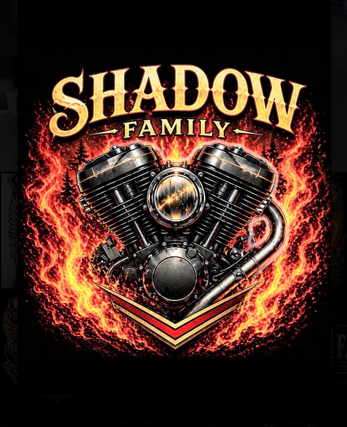 Patchs Iron-on shadow family
