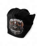 Black bandana shadow family 100% cotton