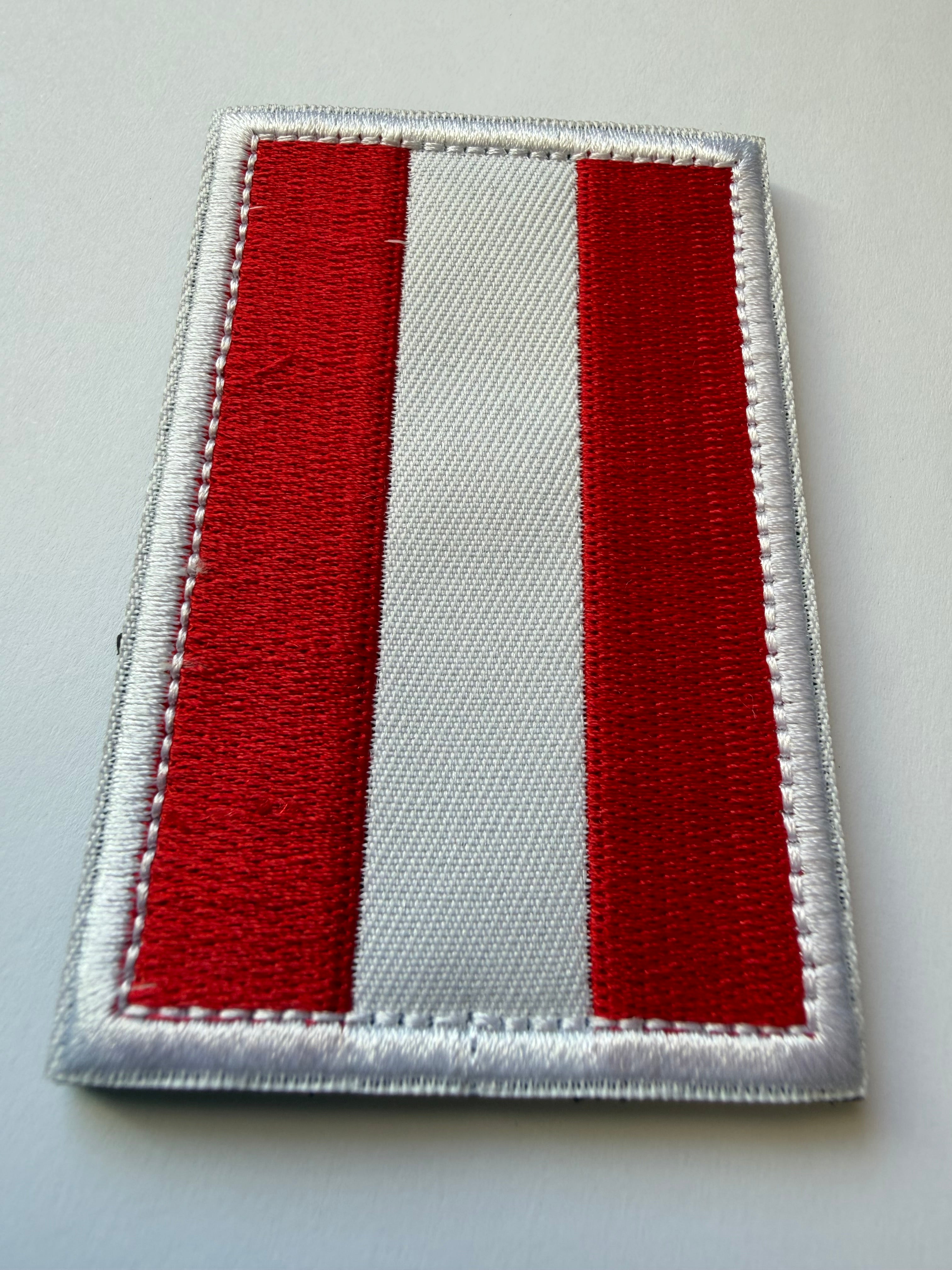 Hook-loop patch flag AUSTRIA 8 cm