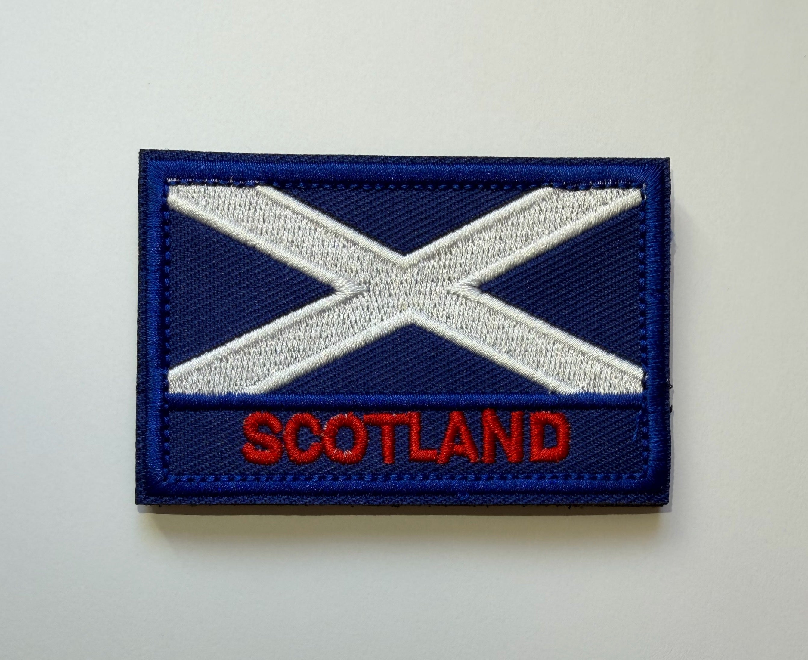 Hook-loop patch flag SCOTLAND 8 cm