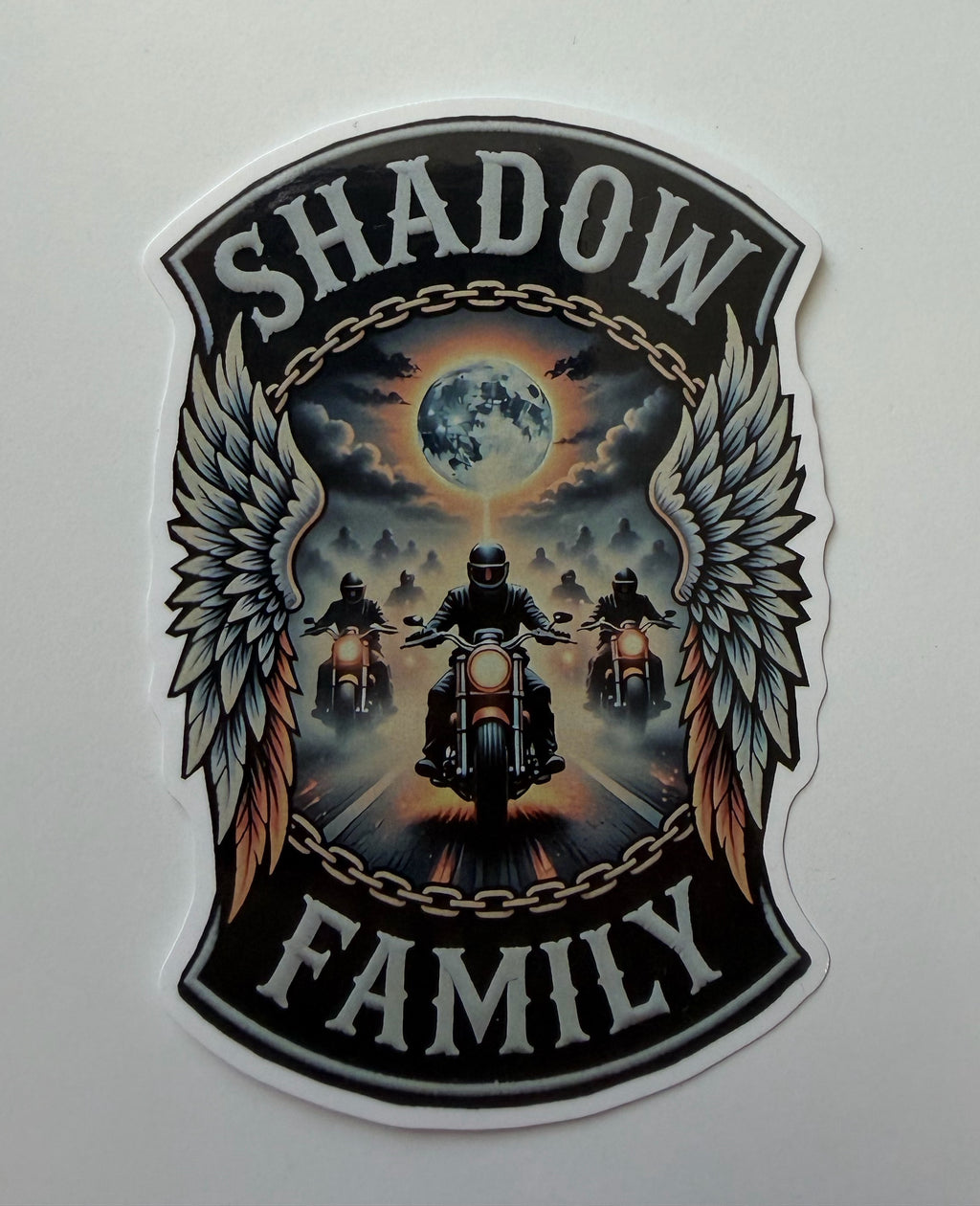 5 stickers shadow family
