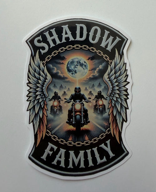 5 stickers shadow family