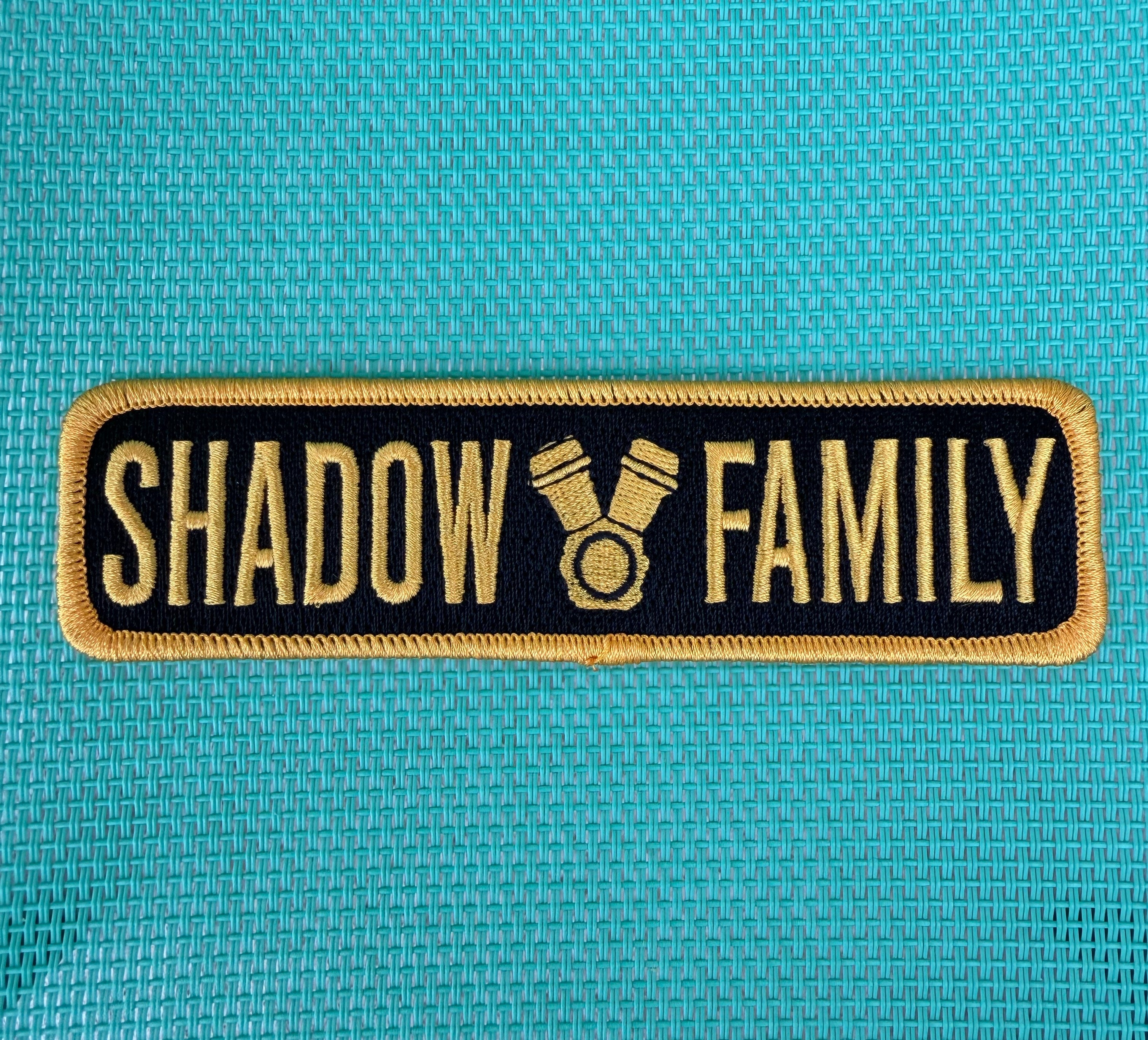 Embroidered patch shadow family