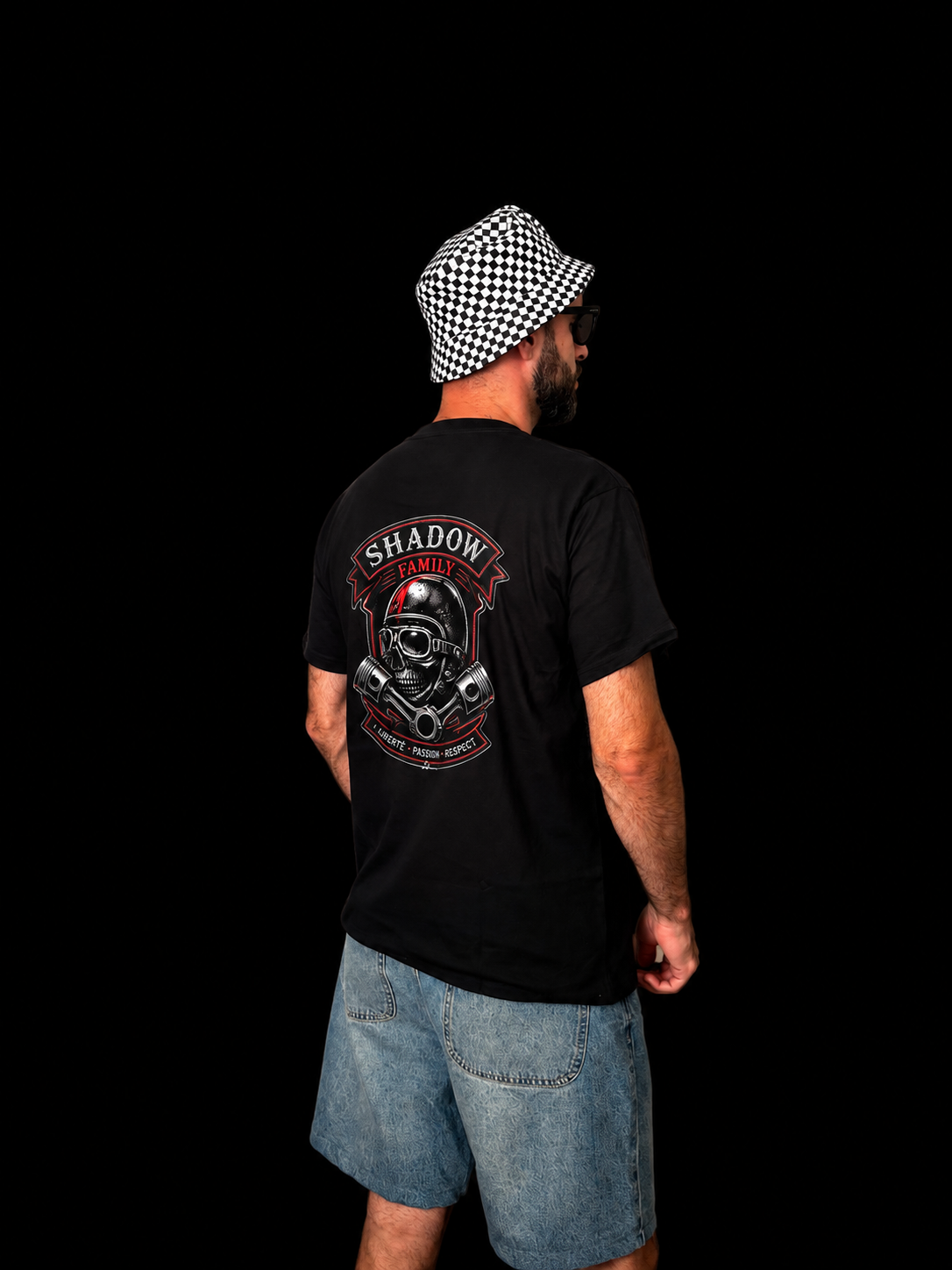 T-shirt shadow family 100% cotton