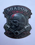 Patch Iron-on shadow family – 10 cm