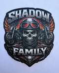 Patch Iron-on shadow family – 10 cm