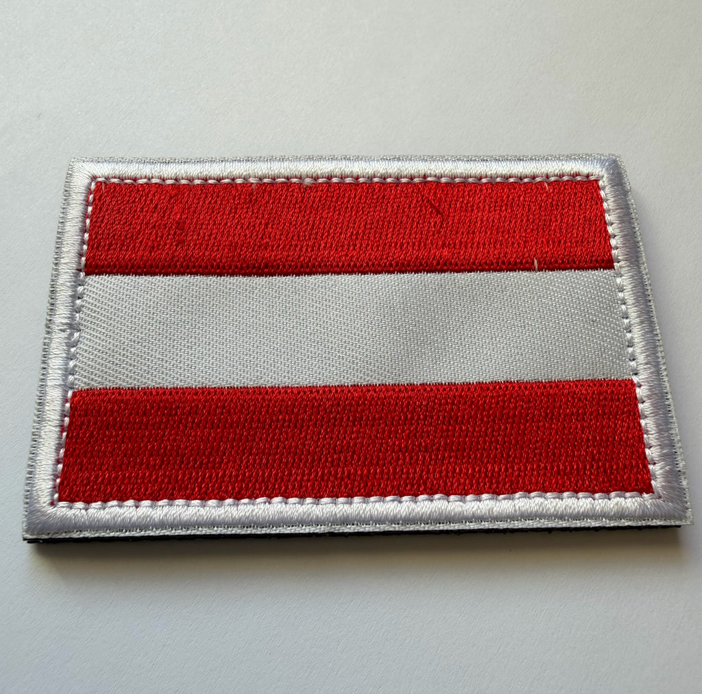Hook-loop patch flag AUSTRIA 8 cm