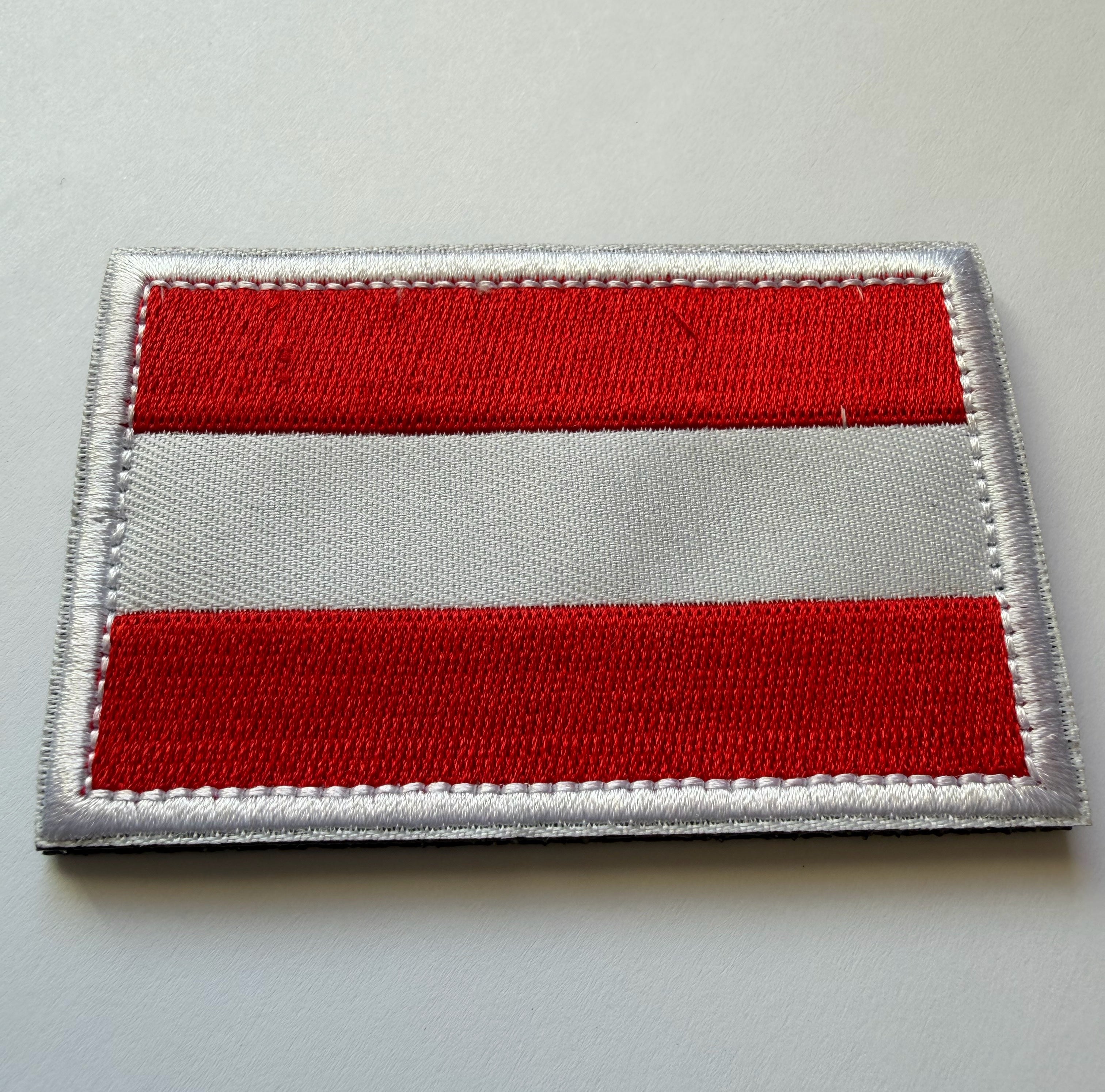 Hook-loop patch flag AUSTRIA 8 cm