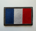 Hook & Loop Patch flag FRANCE 8 cm