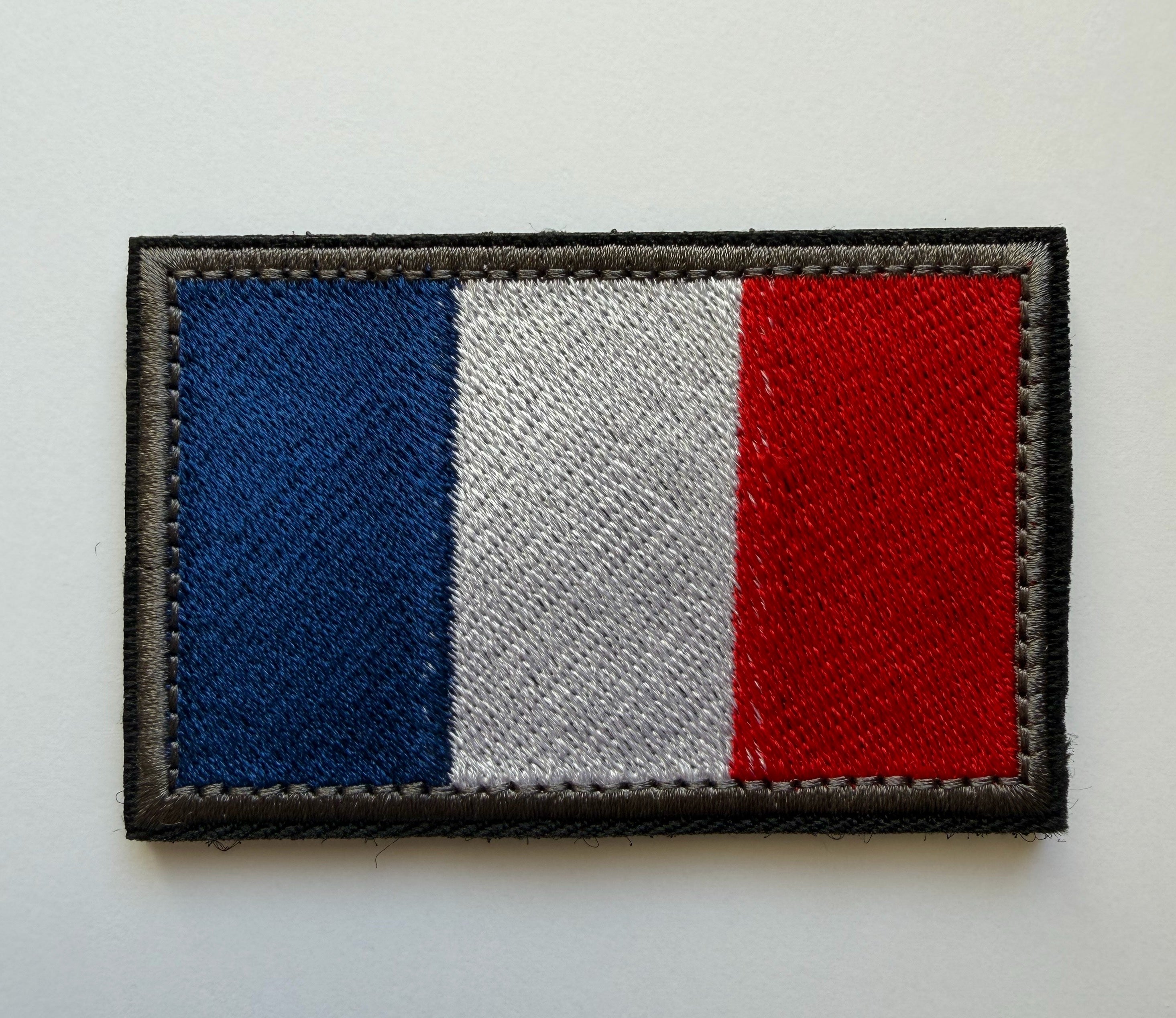 Hook & Loop Patch flag FRANCE 8 cm