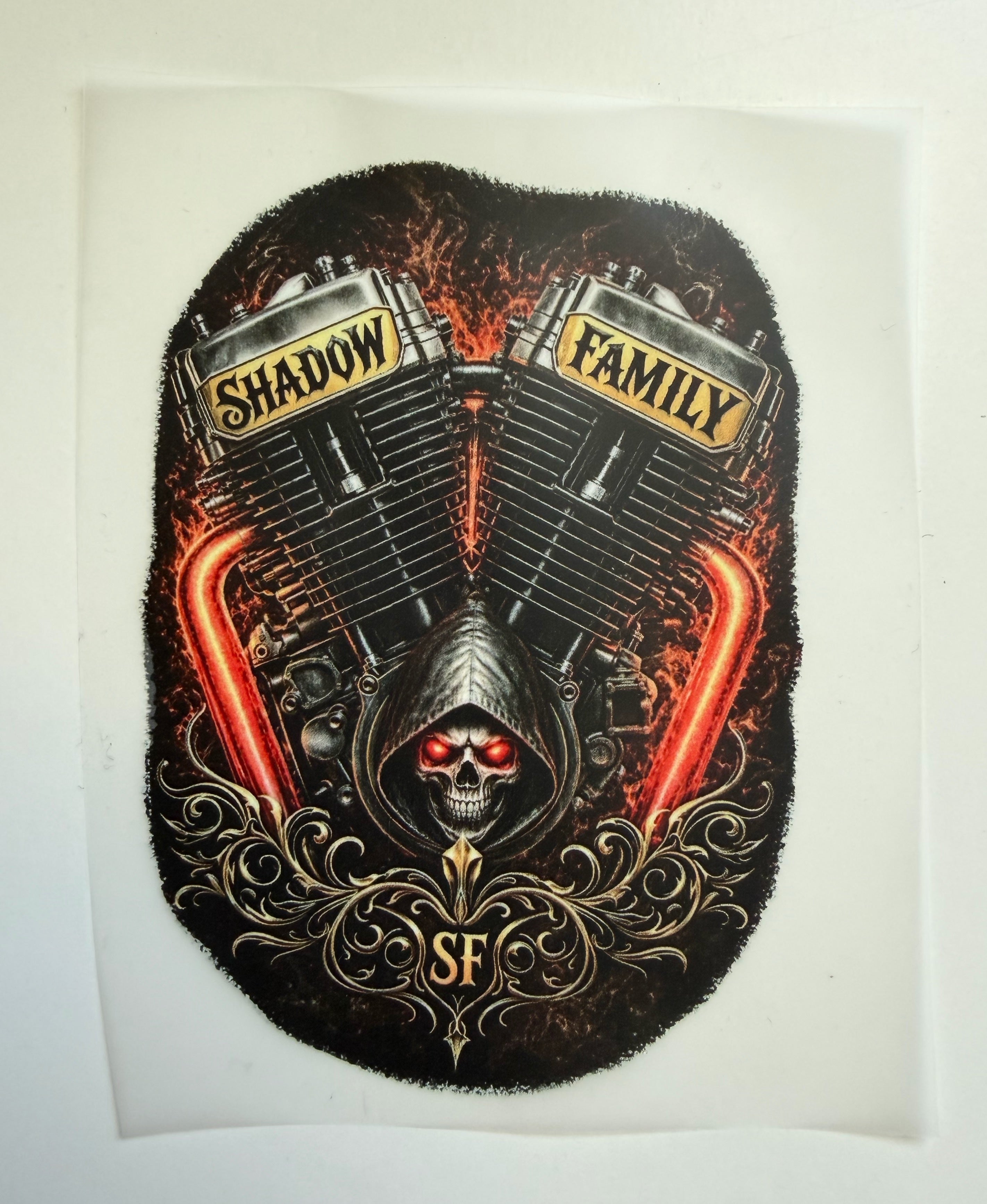 Shadow Family DTF Transfer – 10cm. 4inch.