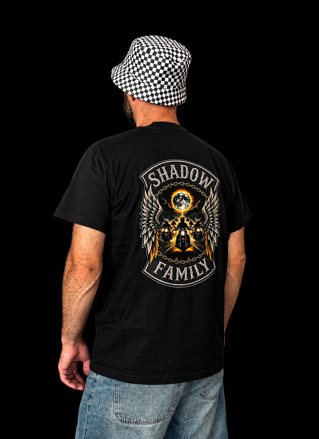 T-shirt shadow family 100% cotton