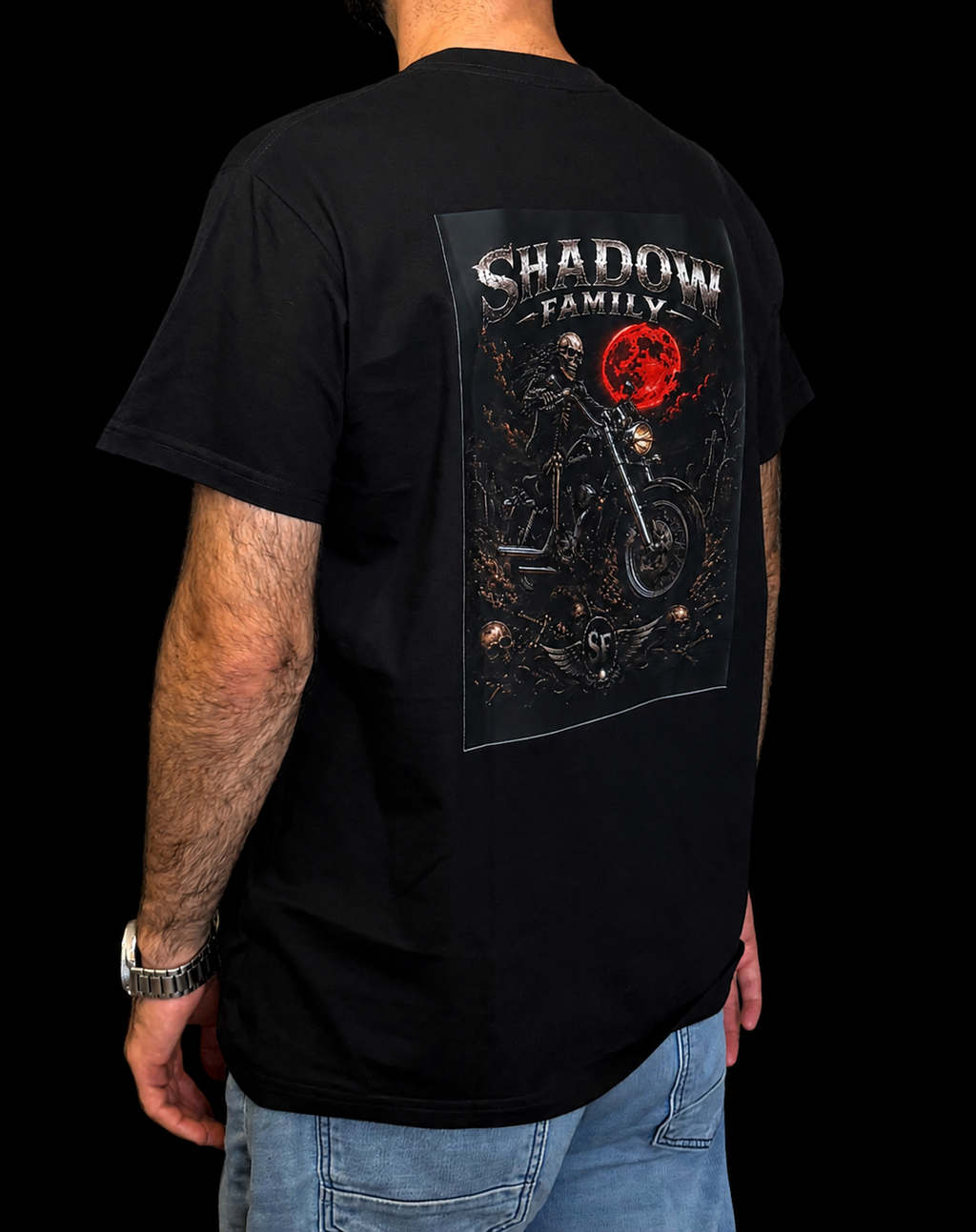 T-shirt shadow family 100% cotton
