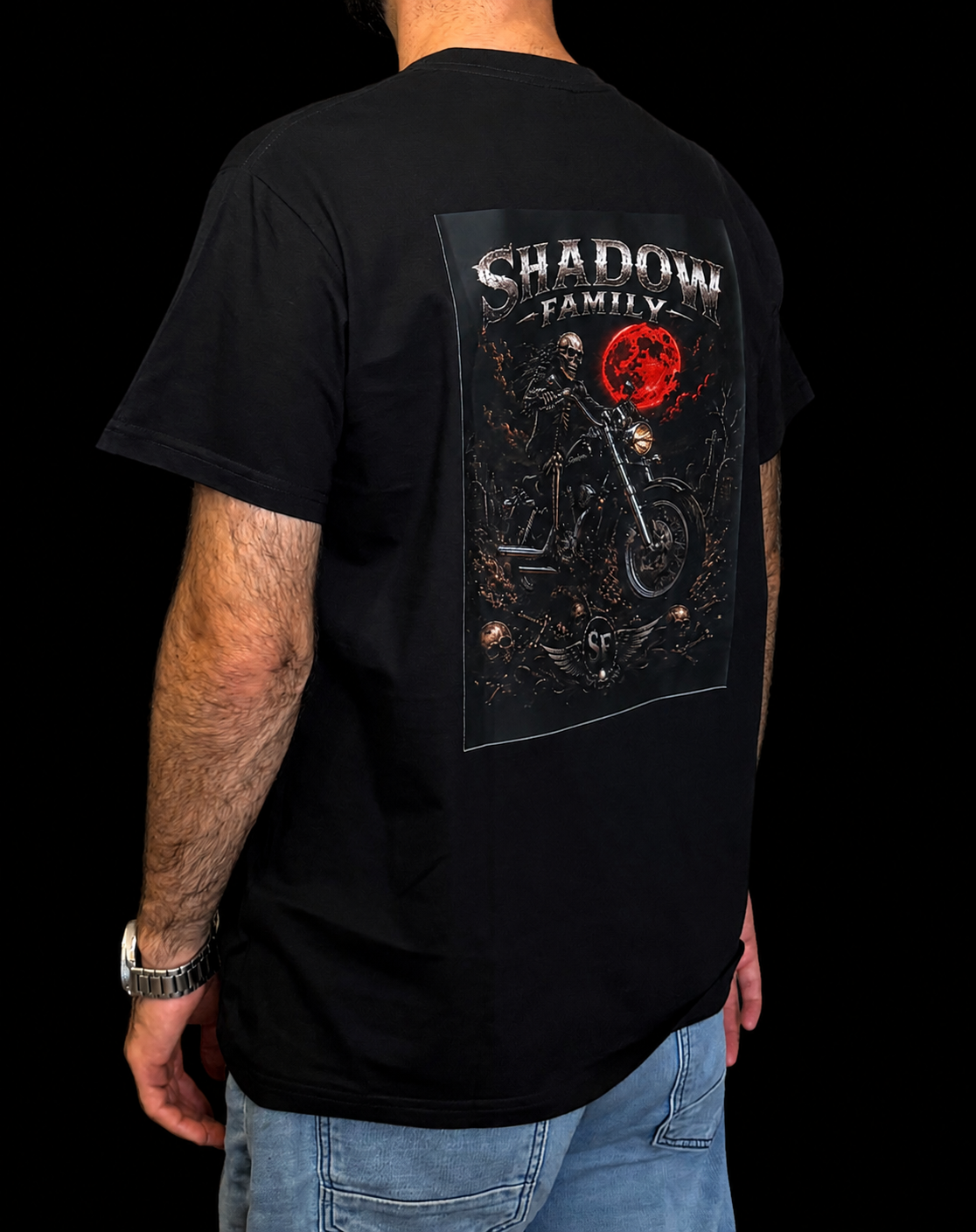 T-shirt shadow family 100% cotton