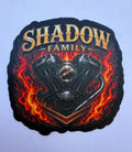 Patch Iron-on shadow family - 10 cm