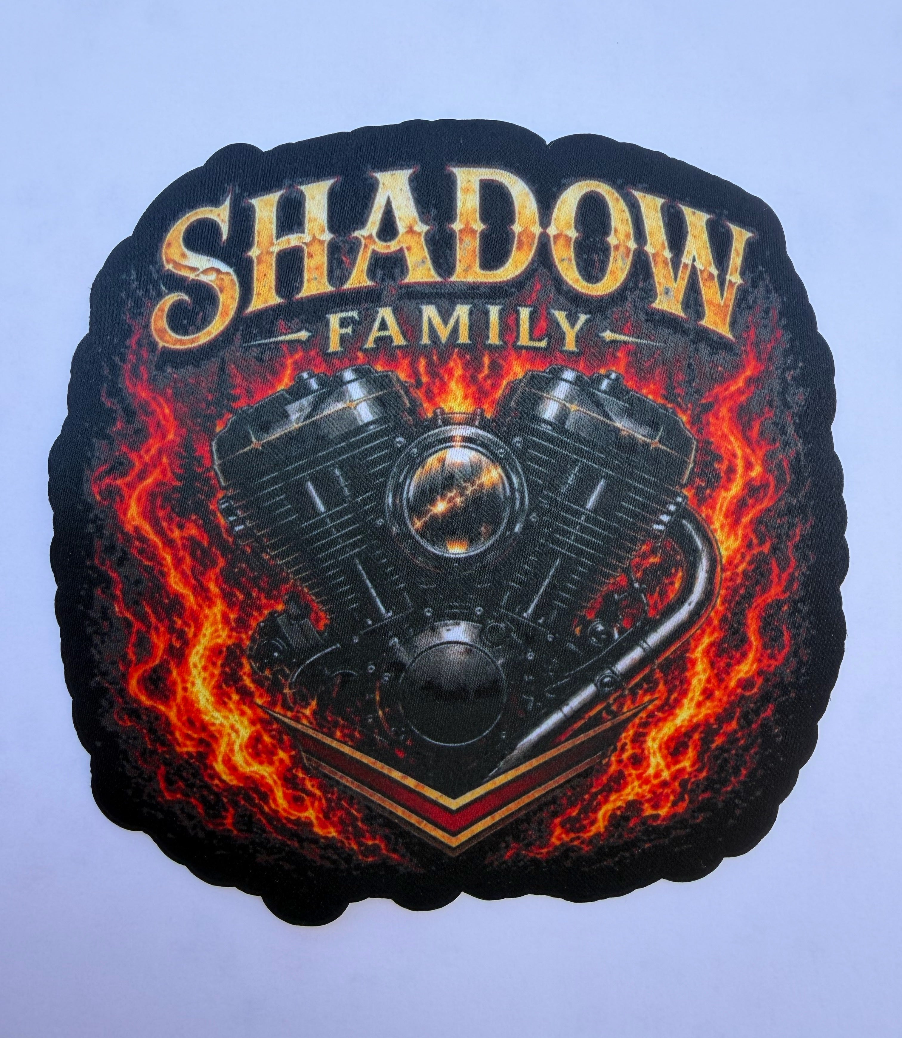 Patch Iron-on shadow family - 10 cm