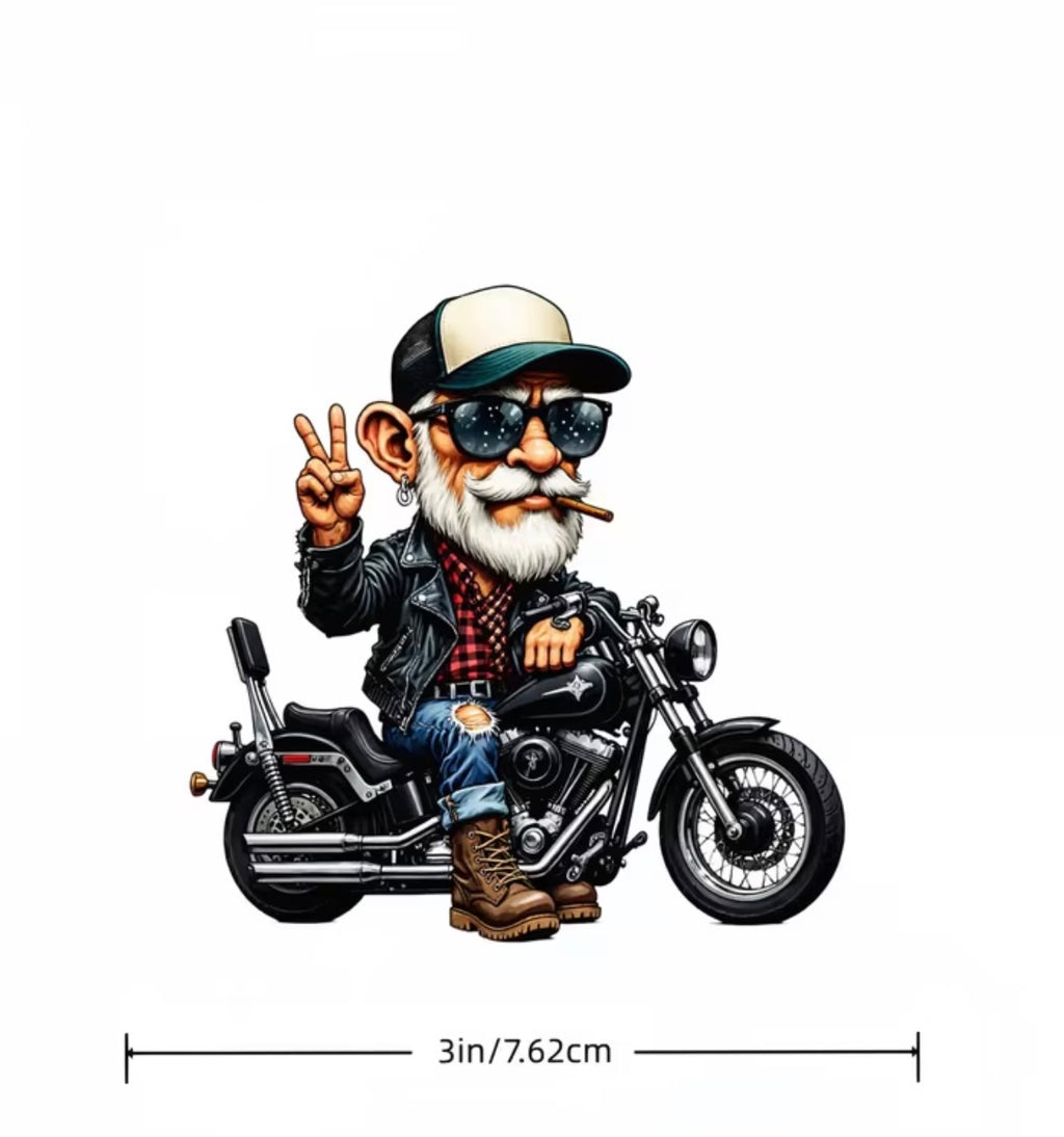 Vintage Biker Sticker