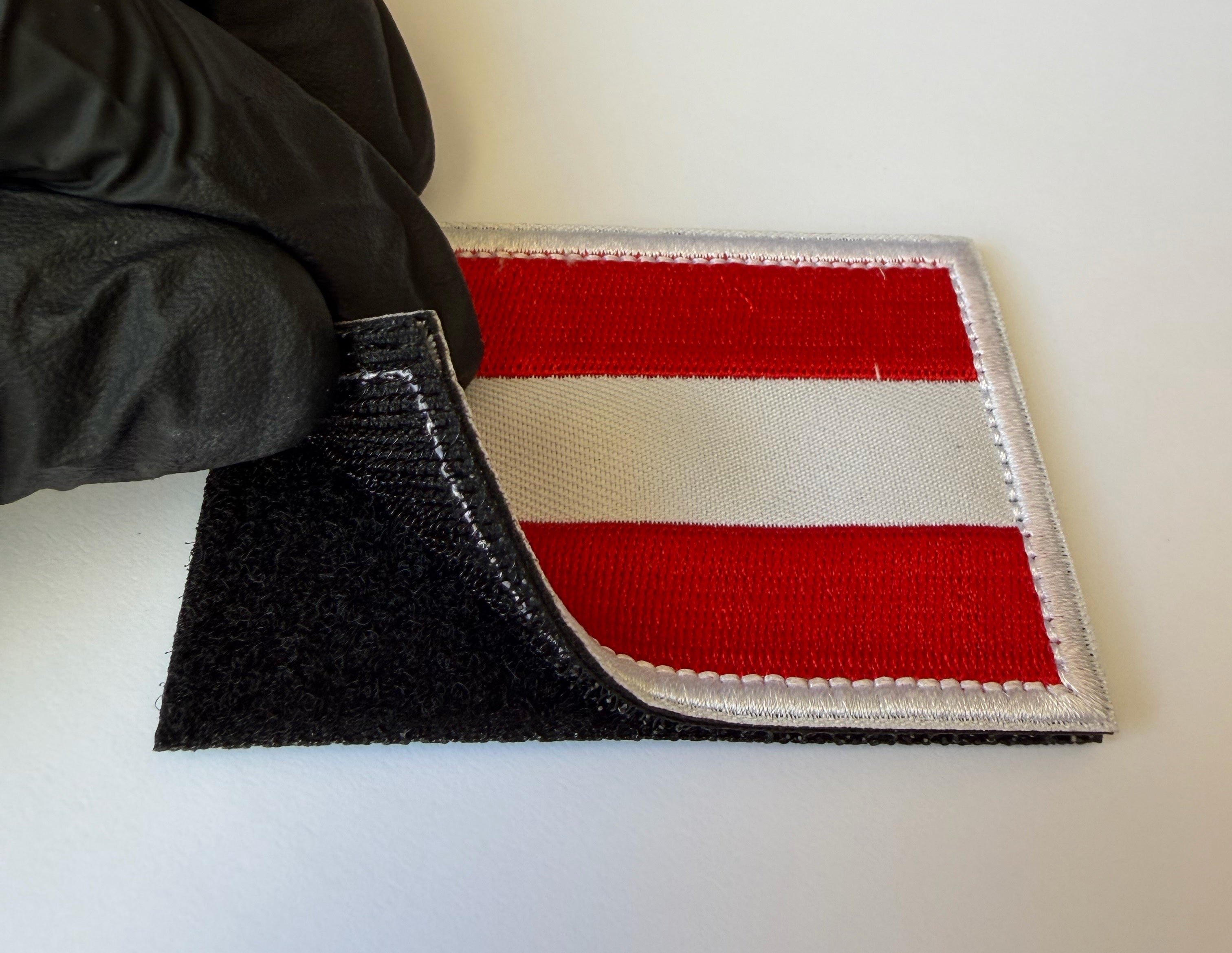 Hook-loop patch flag AUSTRIA 8 cm
