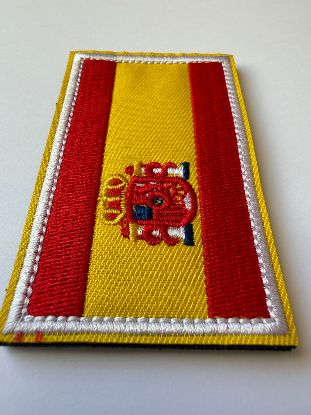 Hook-loop patch flag SPANISH 8 cm