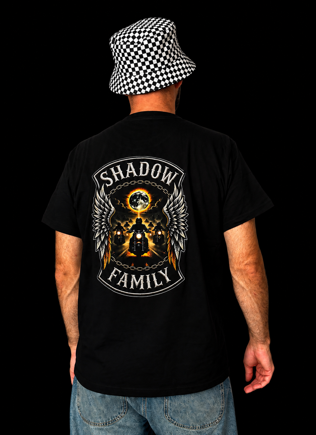 T-shirt shadow family 100% cotton