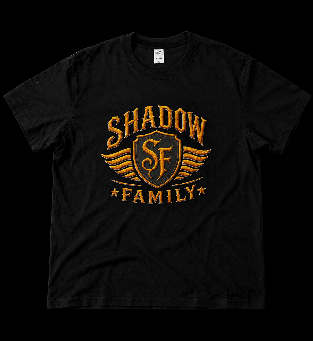 T-shirt shadow family 100% cotton