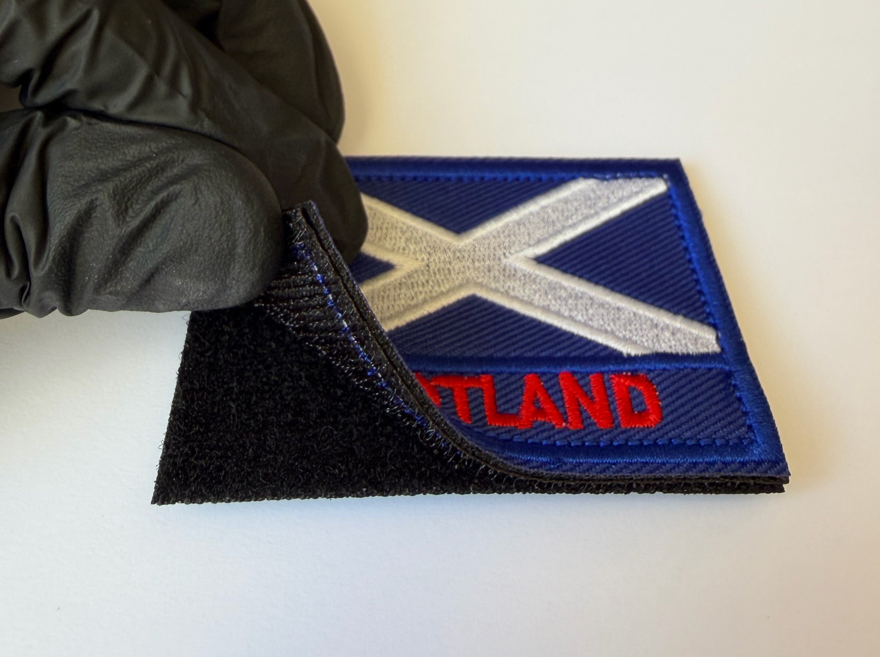 Hook-loop patch flag SCOTLAND 8 cm