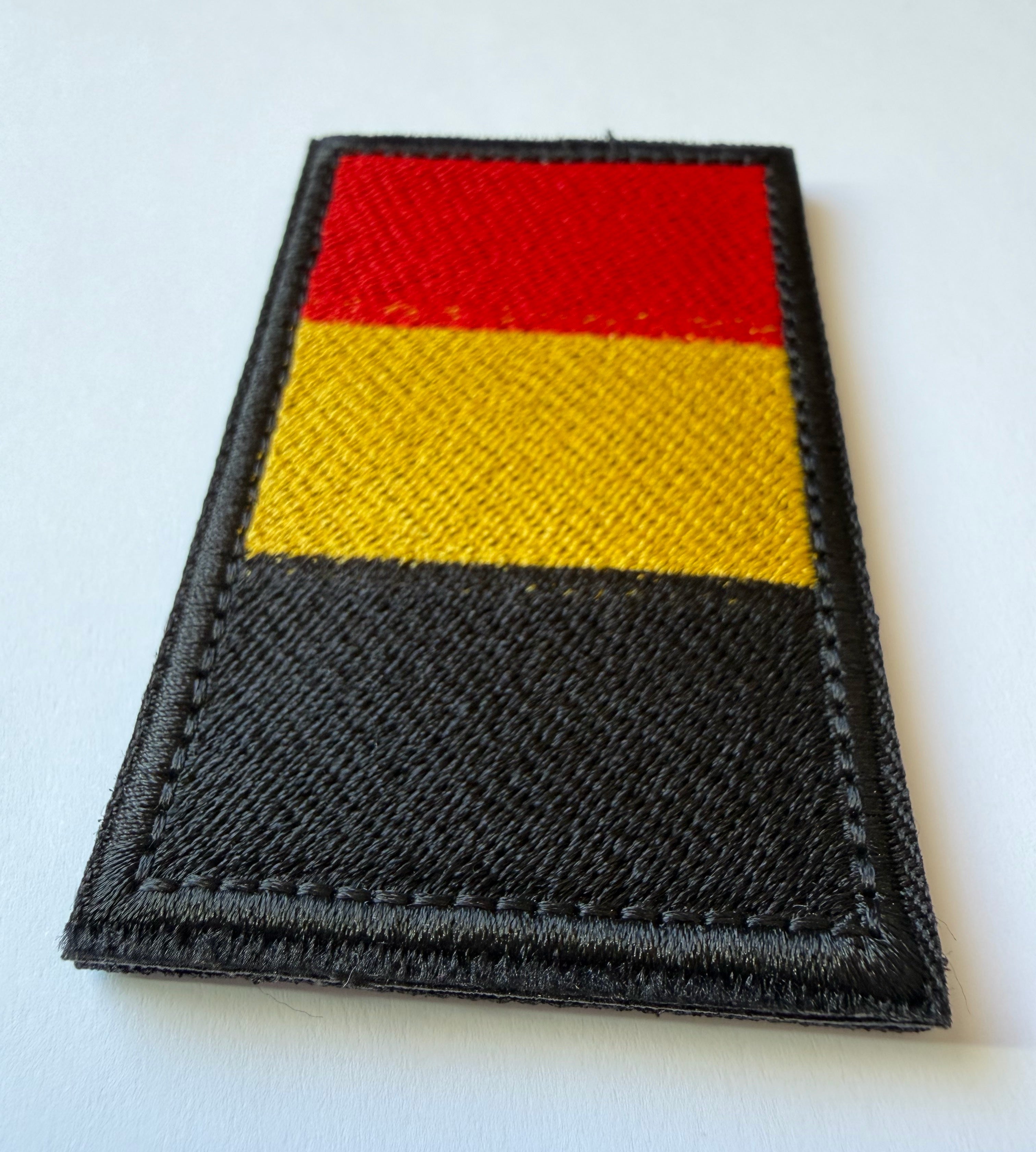 Hook-loop patch flag BELGIUM 8 cm