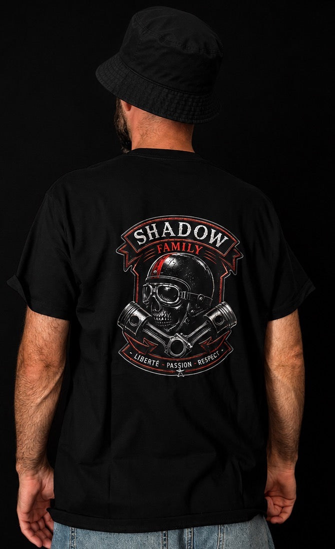 T-shirt shadow family 100% cotton