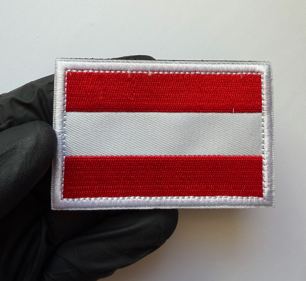 Hook-loop patch flag AUSTRIA 8 cm