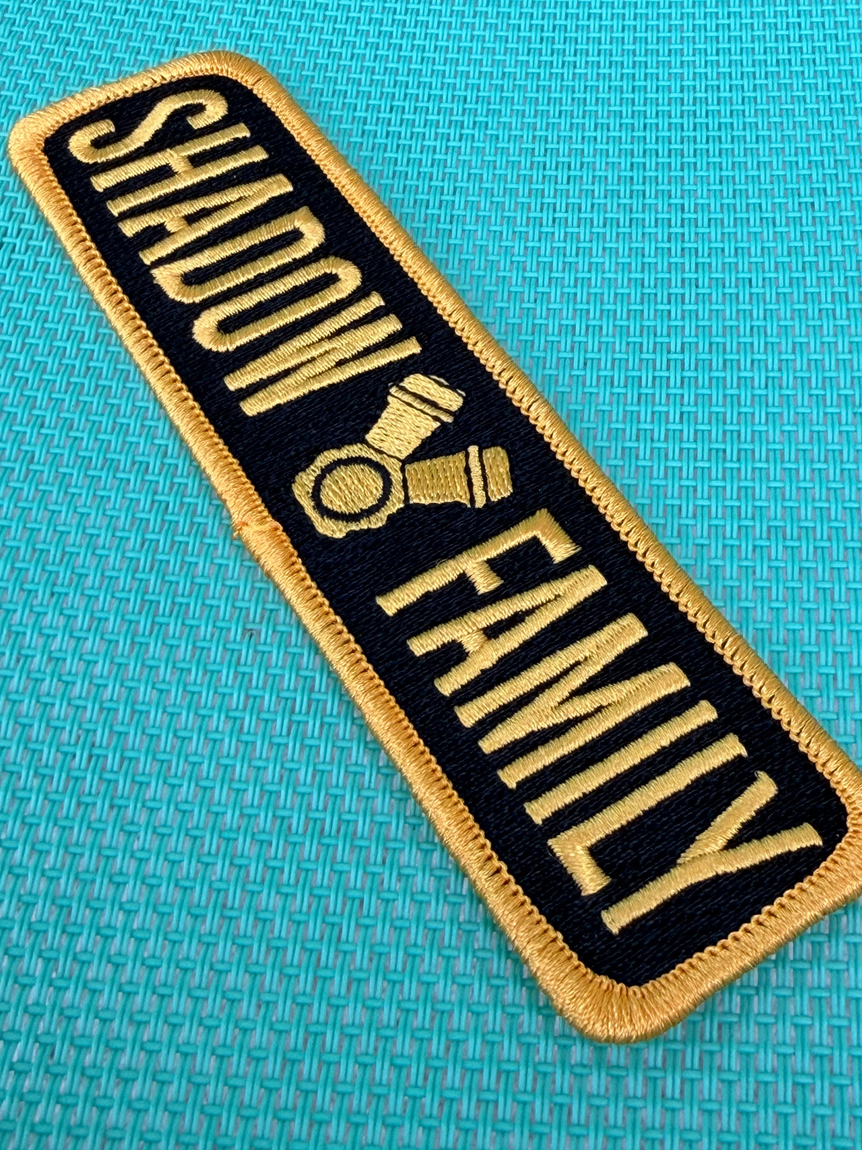 Embroidered patch shadow family