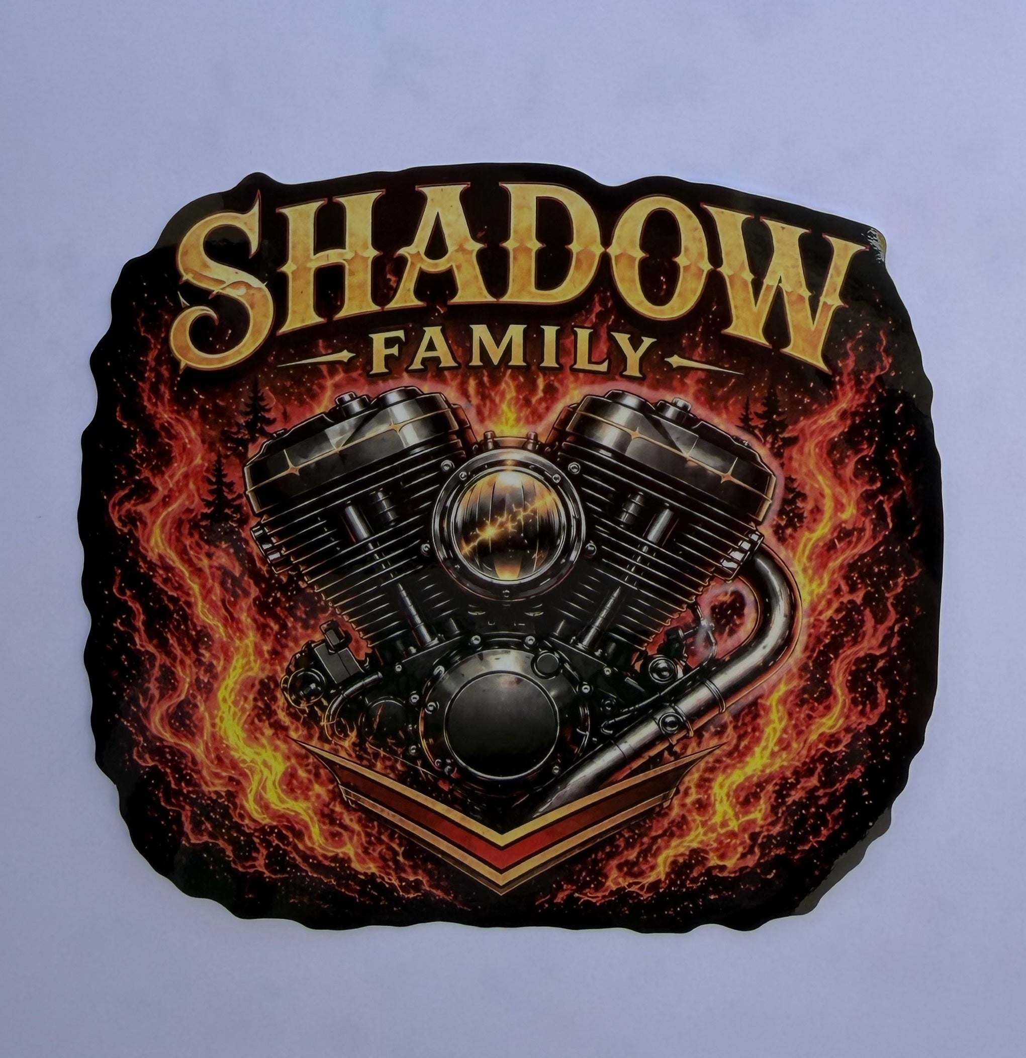 Sticker shadow family - 10 cm