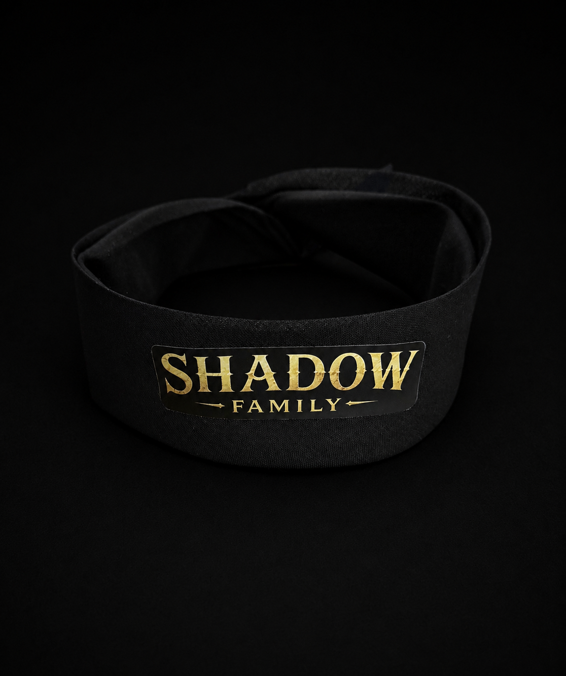 Black Bandana shadow family 100% cotton
