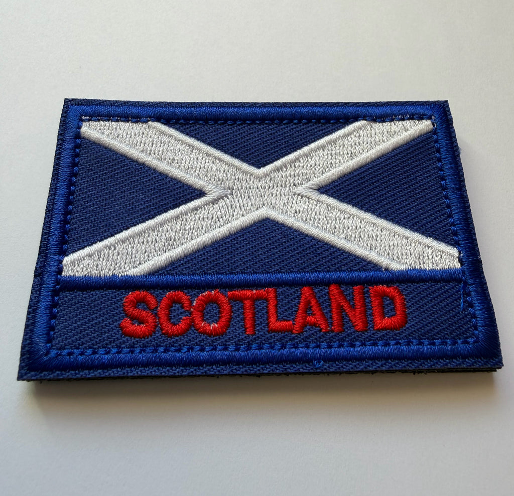 Hook-loop patch flag SCOTLAND 8 cm