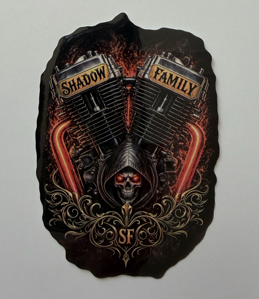 5 stickers shadow family