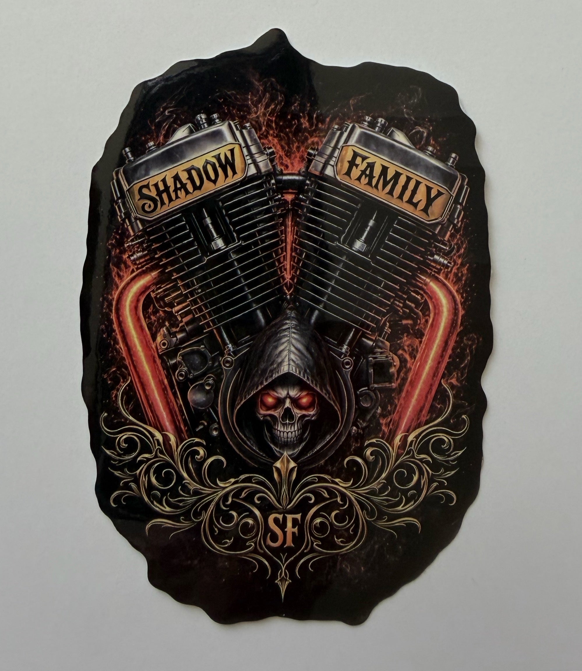 Sticker shadow family - 10 cm