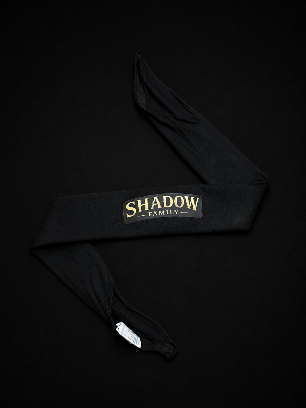 Black Bandana shadow family 100% cotton
