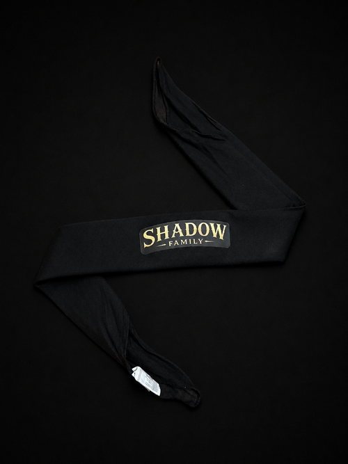 Black Bandana shadow family 100% cotton