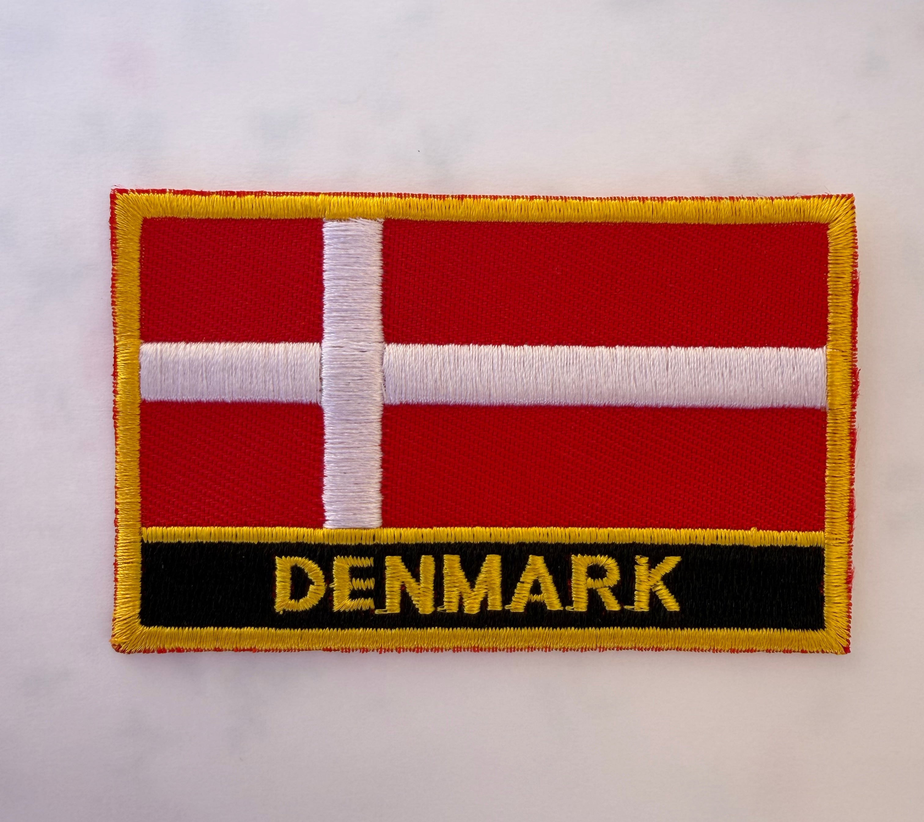Embroidered patch Iron-on 8x5 cm