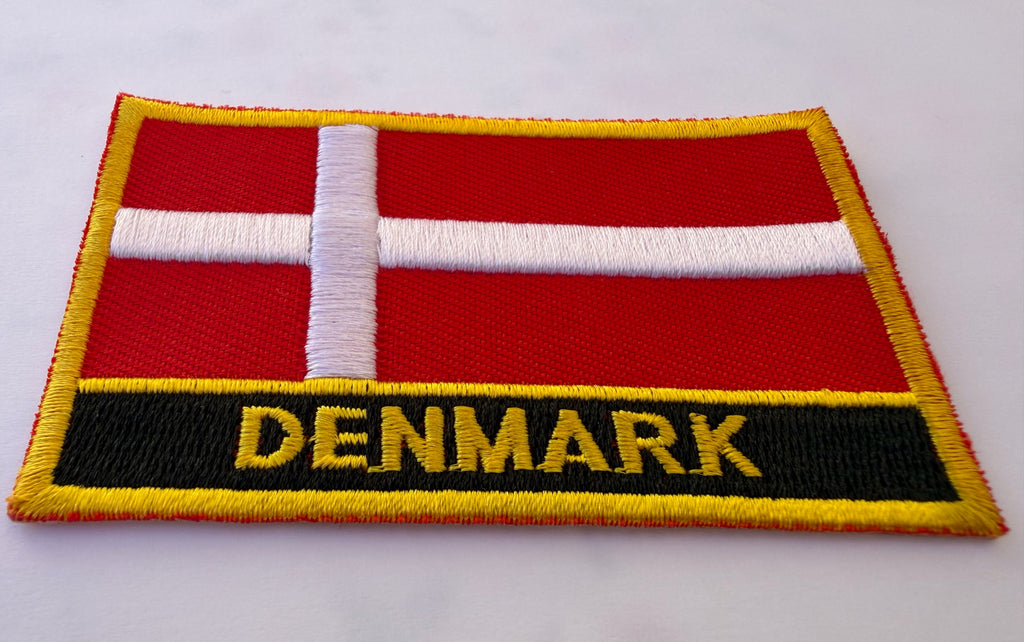 Embroidered patch Iron-on 8x5 cm