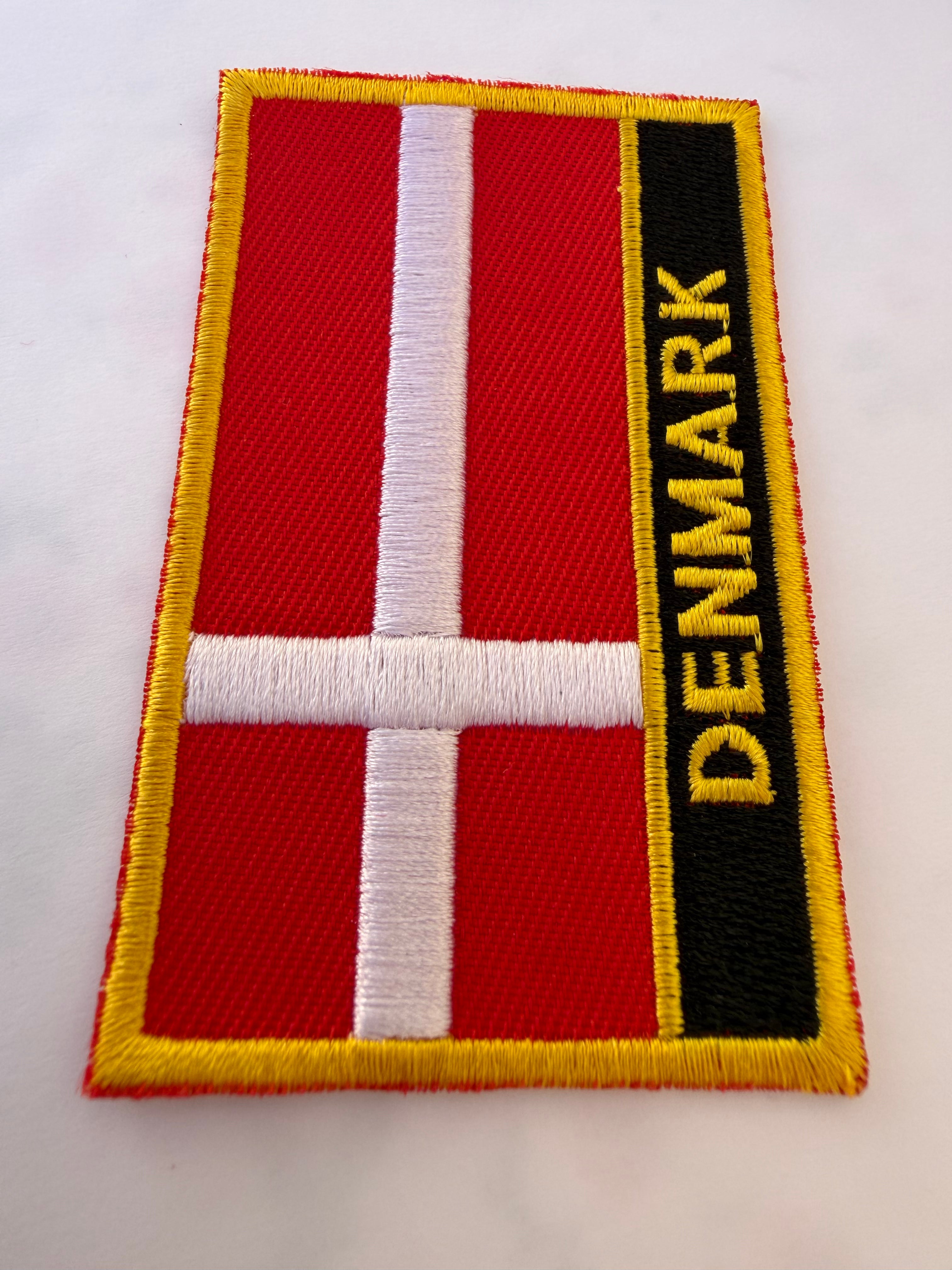 Embroidered patch Iron-on 8x5 cm