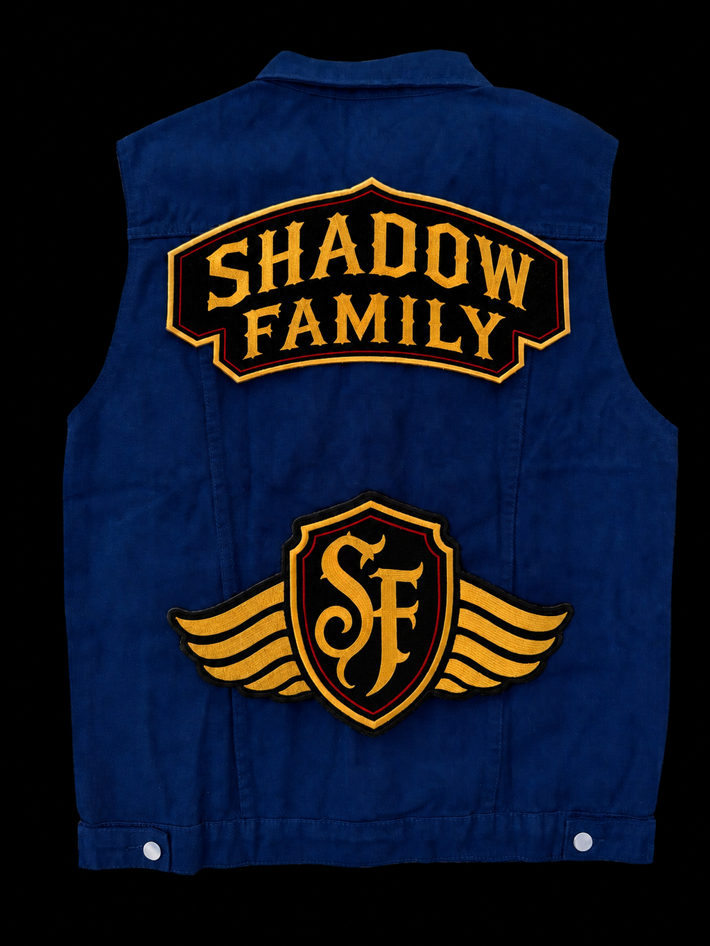 Shadow Family Embroidered Iron-On Back Patch