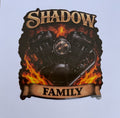 Sticker shadow family 16x14 cm