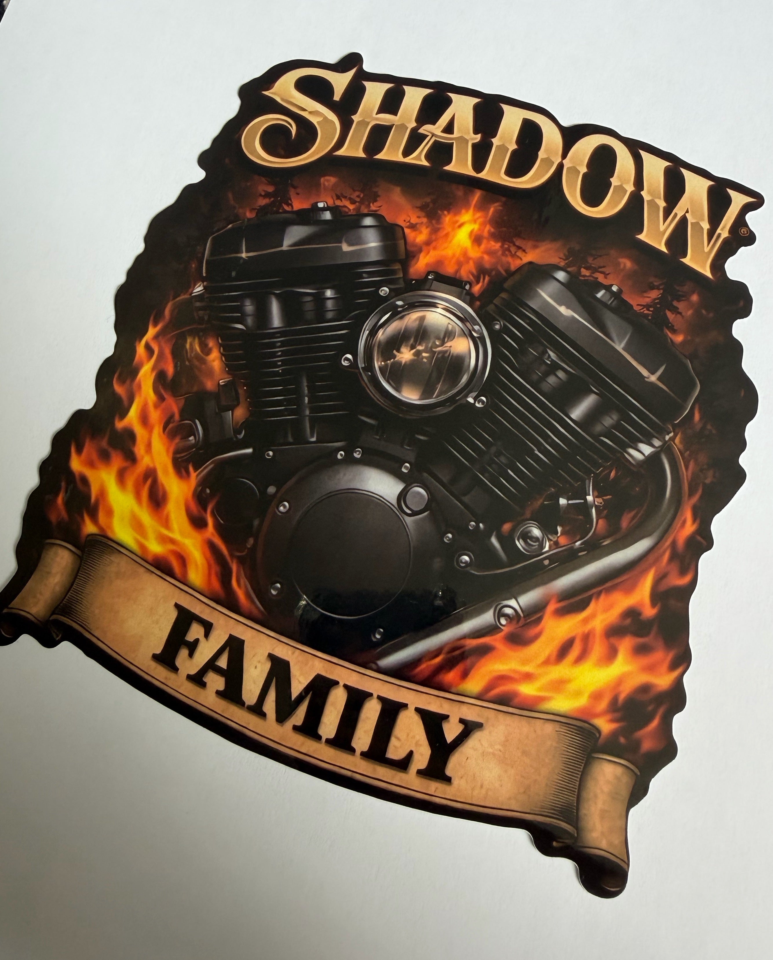 Sticker shadow family 16x14 cm