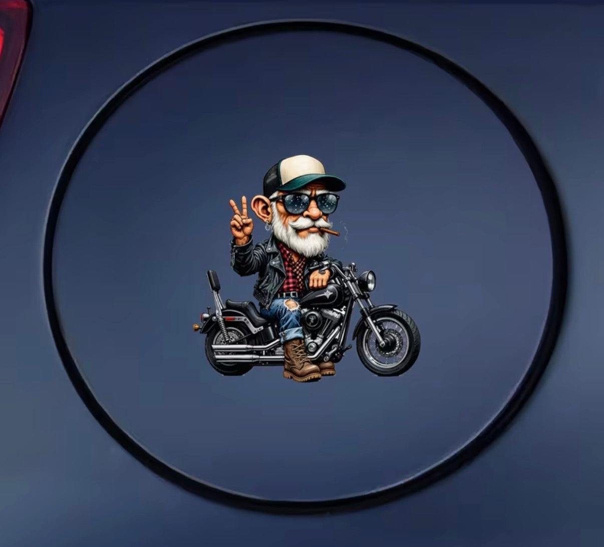 Vintage Biker Sticker