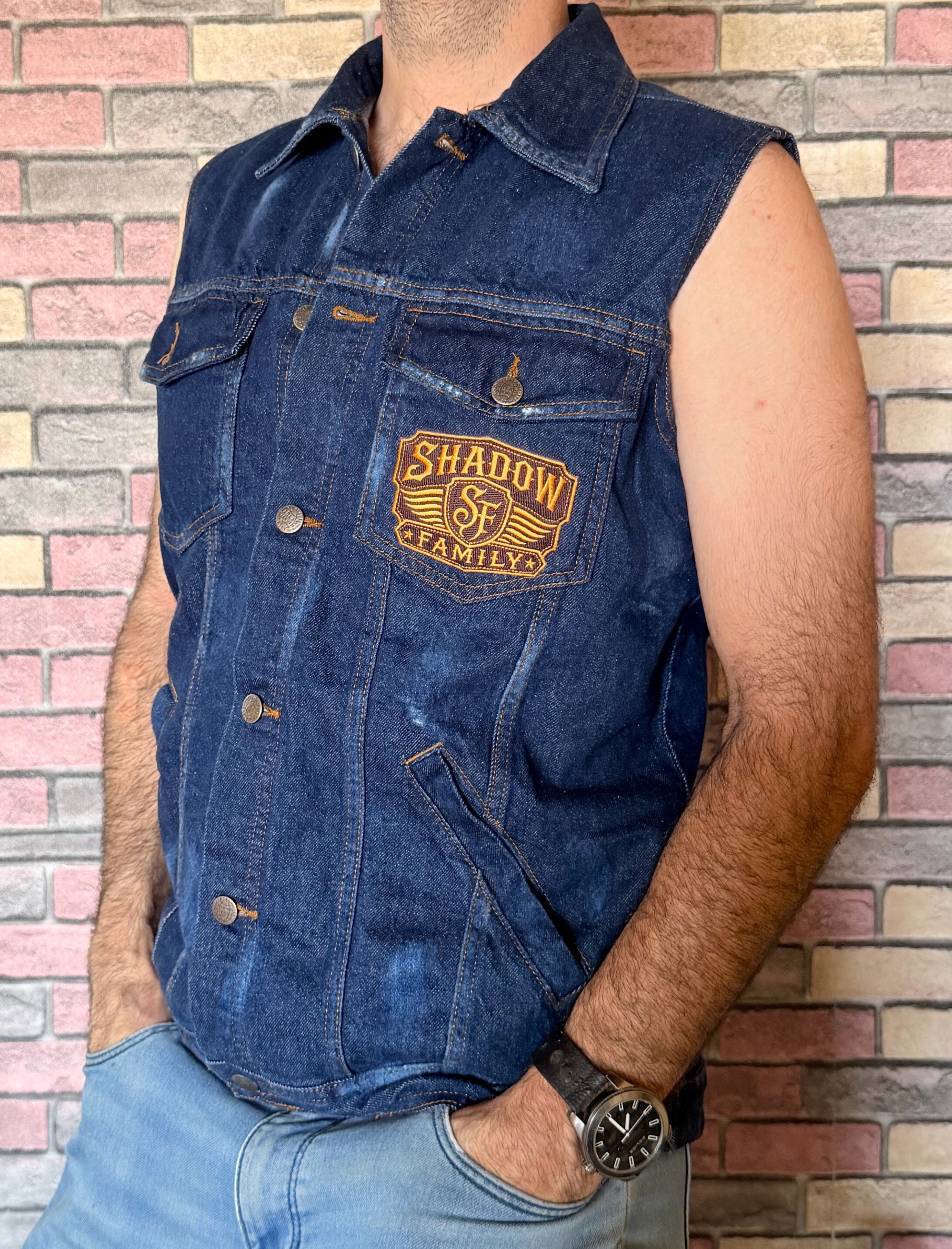 Shadow Family Denim Vest