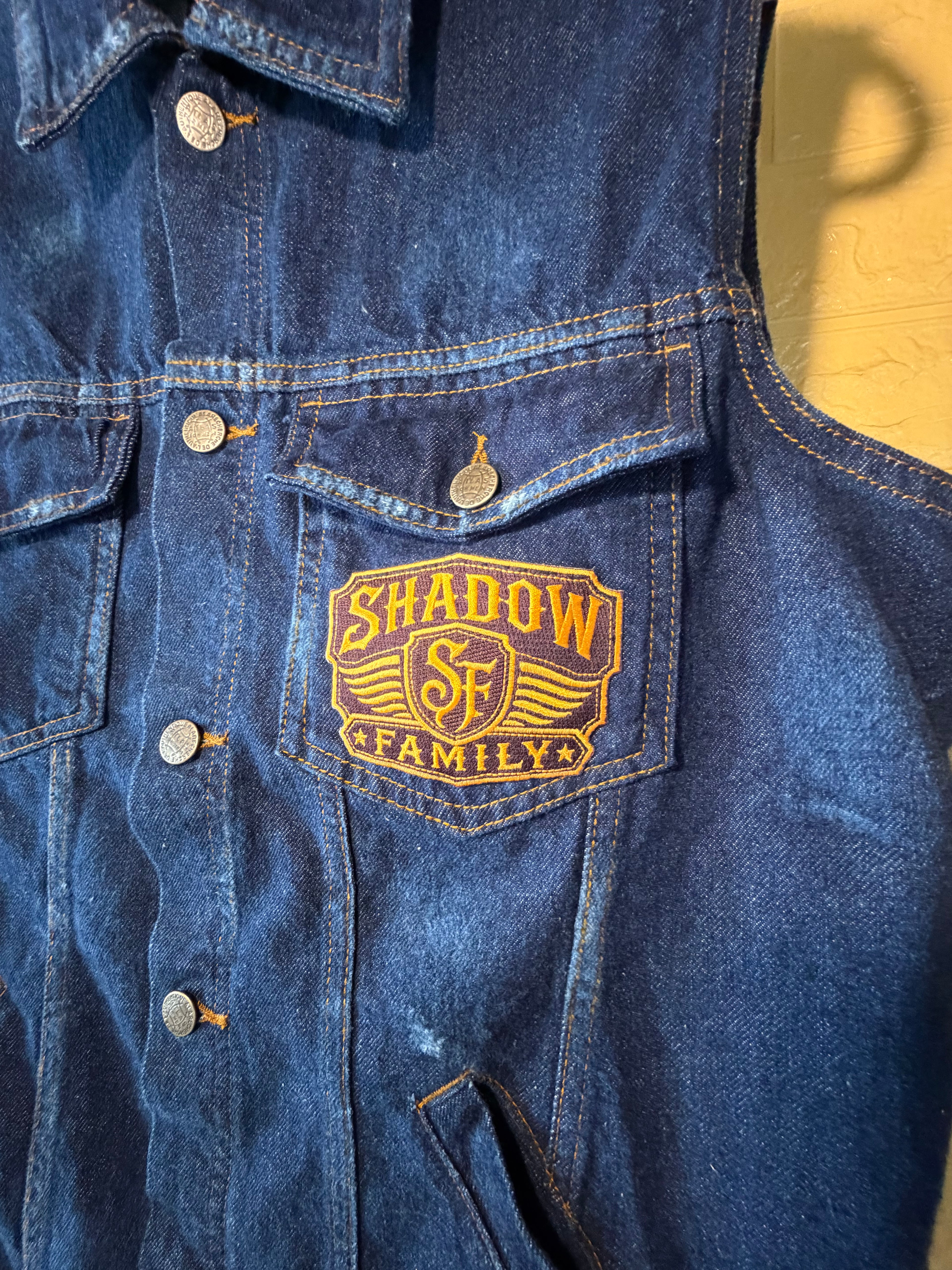 Shadow Family Denim Vest