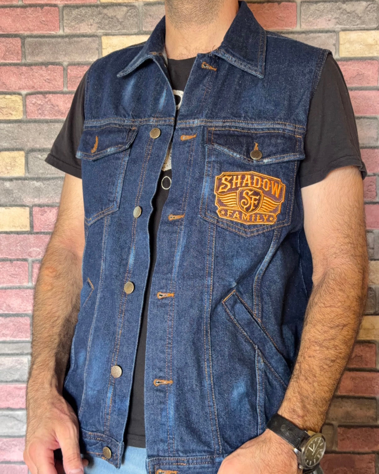 Shadow Family Denim Vest